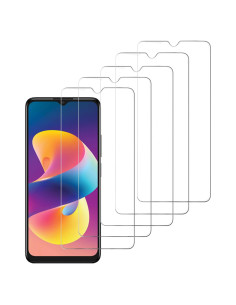 Paquete de 5 Protectores de Pantalla Vidrio Templado TCL K24