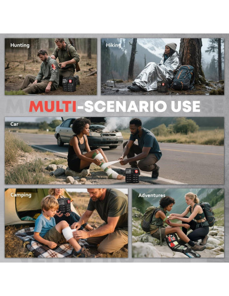 Kit de Primeros Auxilios Avanzado VLITEPRO - 242 Piezas, 18.5x15.5 cm