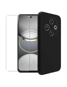 Funda TPU y Protector Vidrio Templado para Tecno Spark 30C 4G