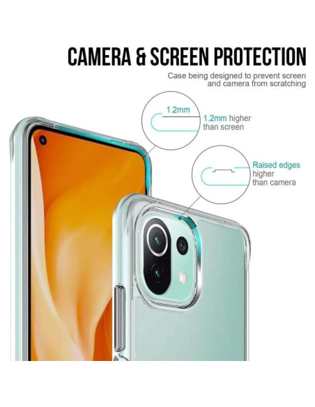 Kit de Fundas y Protectores ZTE Blade A72 4G - Transparente y Negra Kit de Fundas y Protectores ZTE Blade A72 4G - Transparente y Negra