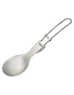 Cucharón Plegable Titanio GADIEMKENSD 17.6g para Camping