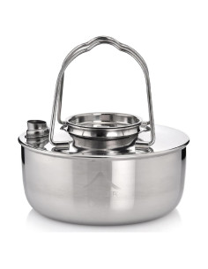 Hervidor de Camping Widesea 1.7L Acero Inoxidable Grado Alimenticio