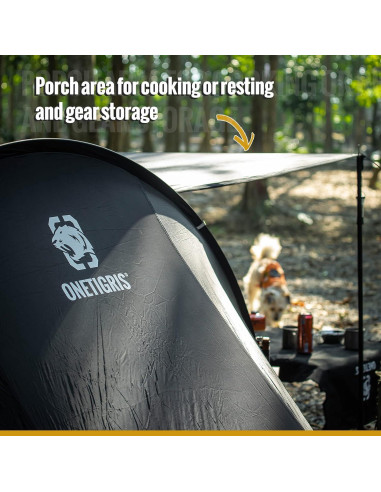 Tienda de Camping OneTigris 4 Estaciones + Cama Plegable