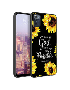 Funda TPU Girasoles para Consumer Cellular ZMAX 5G Z7540