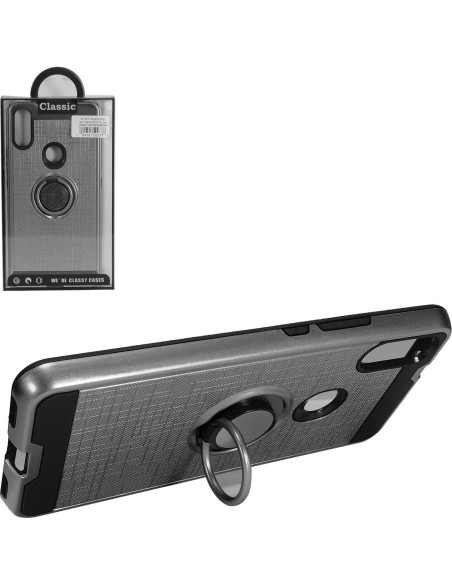 Funda Híbrida con Soporte de Anillo CELZEN para Alcatel 3V 2019 Funda Híbrida con Soporte de Anillo CELZEN para Alcatel 3V 2019