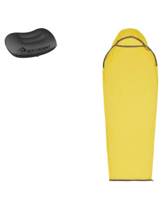 Sistema de Sueño Sea to Summit: Almohada Ultraligera y Forro Reactor