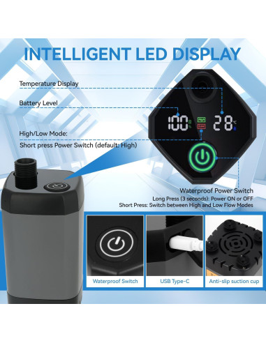 Ducha Portátil SYECCY con Calentador 1500W y Carpa 25L