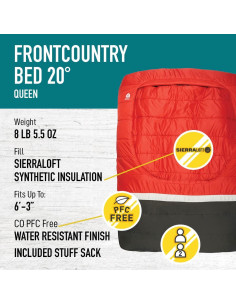 Saco de Dormir Doble Sierra Designs Frontcountry Bed 20 2