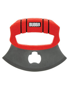 Cuchillo BUBBA ULU con mango antideslizante y funda roja
