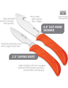 Juego de Cuchillos de Caza Outdoor Edge WildGuide 4 Piezas 2