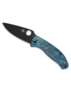 Cuchillo de bolsillo Spyderco Tenacious D2 8.4 cm Titanio EDC