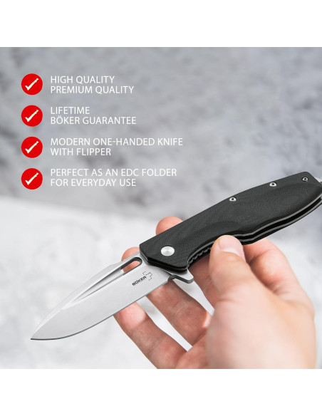 Cuchillo Plegable Táctico Boker Plus Caracal 21.3 cm D2