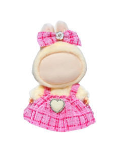 Conjunto de Ropa para Muñeca LABUBU Rosa 17cm - 2 Piezas