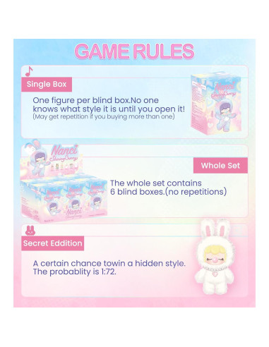 Muñeca de Peluche Rolife Nanci Conejo Brillante 19.8 cm