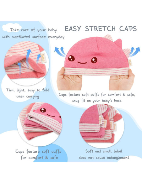 Sombrero de Algodón Orgánico DOKMA para Niños 0-6 meses