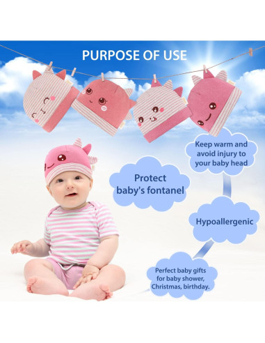 Sombrero de Algodón Orgánico DOKMA para Niños 0-6 meses