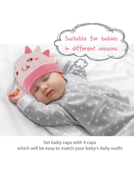 Sombrero de Algodón Orgánico DOKMA para Niños 0-6 meses