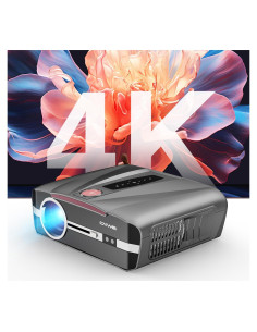 Proyector 4K CWEUG A9T Karaoke 1800 ANSI Pantalla 100"