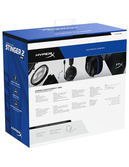 Auriculares Gaming HyperX Cloud Stinger 2 Core - PS, 40mm