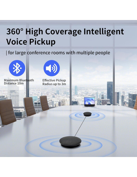 Altavoz y Micrófono de Conferencia DAIPU CLEAR10 Bluetooth 10m Altavoz y Micrófono de Conferencia DAIPU CLEAR10 Bluetooth 10m