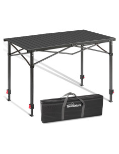 Mesa de Camping Plegable Join Nature 2-6 Personas 76-92 cm