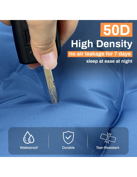 Colchón Inflable Doble Oramoose 15 cm con Almohada y Bomba