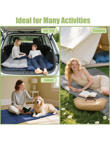 Almohadilla de Colchón para Cama de Campamento Tuphen 190.5x76.2cm