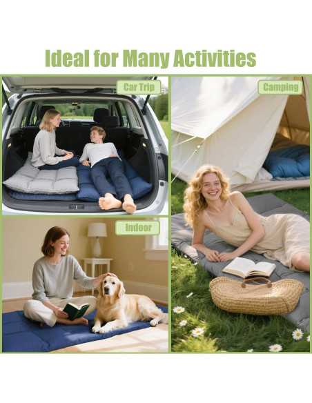 Almohadilla de Colchón para Cama de Campamento Tuphen 190.5x76.2cm