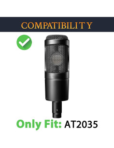 Filtros Pop SOULWIT para Micrófonos AT2035 - 2 Piezas 2