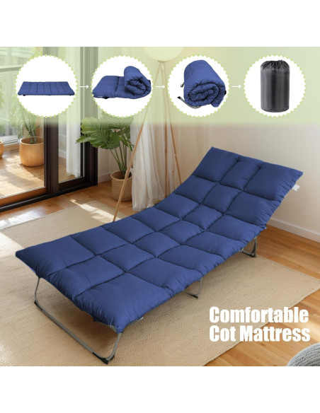 Almohadilla de Colchón para Cama de Campamento Tuphen 190.5x76.2cm