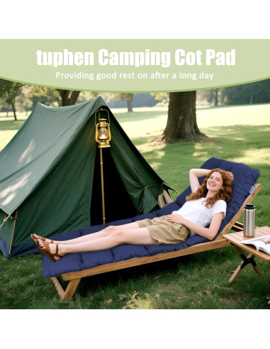 Almohadilla de Colchón para Cama de Campamento Tuphen 190.5x76.2cm