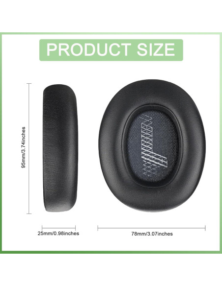 Almohadillas de Repuesto Hopopower para JBL Live 650/660 y E65