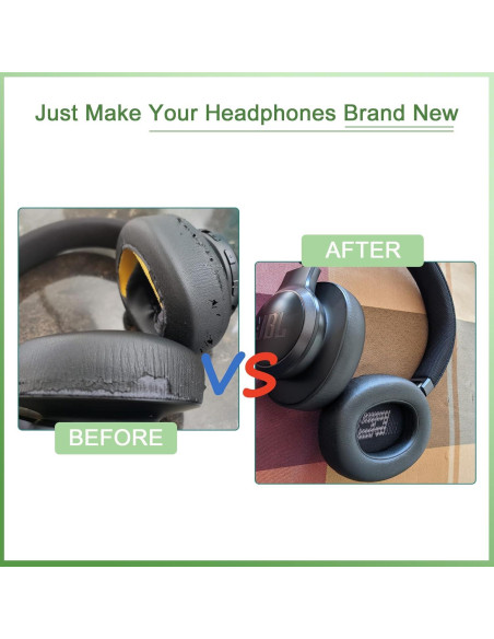 Almohadillas de Repuesto Hopopower para JBL Live 650/660 y E65