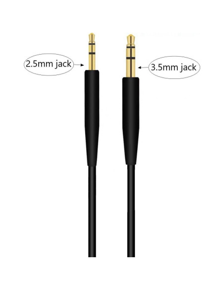 Cable de audio de reemplazo Mobo para auriculares Bose QC25 QC35
