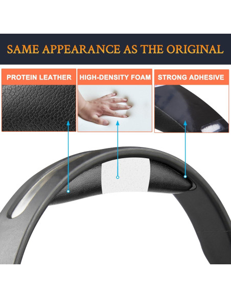 Funda de Diadema SOULWIT para Auriculares Skullcandy Cassette - Negro