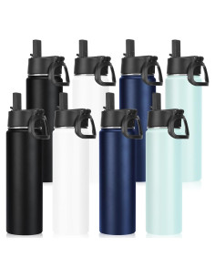 Botellas de Agua Aisladas Neihepal 22 oz Acero Inoxidable 8 Paquete