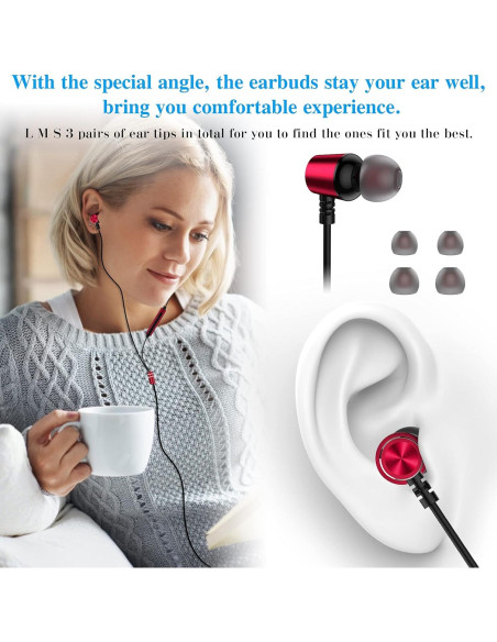 Auriculares USB C APETOO-0089 HiFi Estéreo con Micrófono Auriculares USB C APETOO-0089 HiFi Estéreo con Micrófono