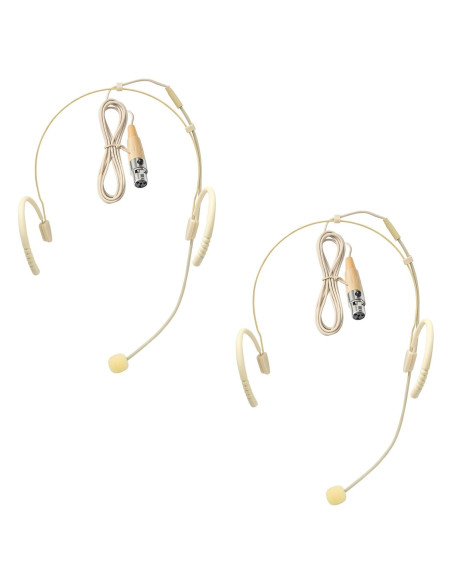 Auriculares con micrófono Akoree para cabeza, 2 paquetes, 1.5m