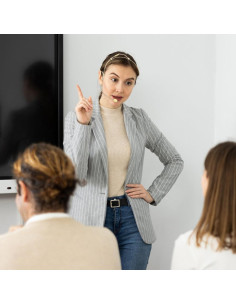 Auriculares con micrófono Akoree para cabeza, 2 paquetes, 1.5m 2