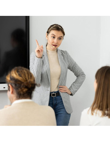 Auriculares con micrófono Akoree para cabeza, 2 paquetes, 1.5m