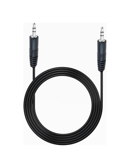 Cable de Audio AUX 1.83m CJP-Geek 3.5mm Negro para Auriculares