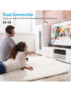 Transmisor Receptor Bluetooth 5.3 1Mii ML300 Doble Enlace HD 2