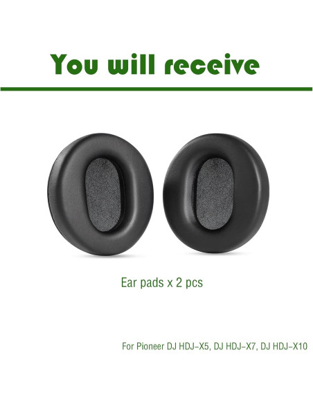 Almohadillas de Repuesto Gobelieve para Auriculares Pioneer DJ