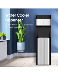 Dispensador de Agua VECYS BY1185 Acero Inoxidable 5 Galones 2