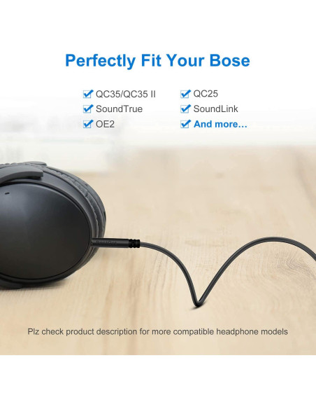 Cable de audio 2.5mm a 3.5mm Galice 1m para auriculares