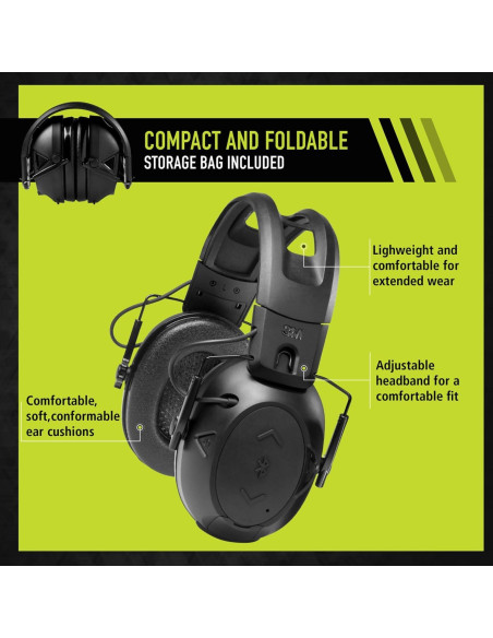 Auriculares de Protección Auditiva Bluetooth 3M Peltor Sport Tac 500
