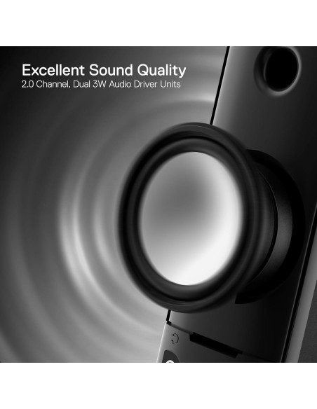 Altavoces Redragon GS550 2.0 Canales USB con LED Rojo