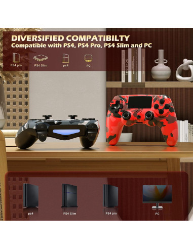 Controlador Inalámbrico KDYGPDCT para PS4/Pro/Slim - 2 Piezas