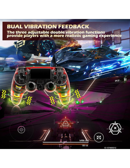 Controlador Inalámbrico KDYGPDCT para PS4/Pro/Slim - 2 Piezas