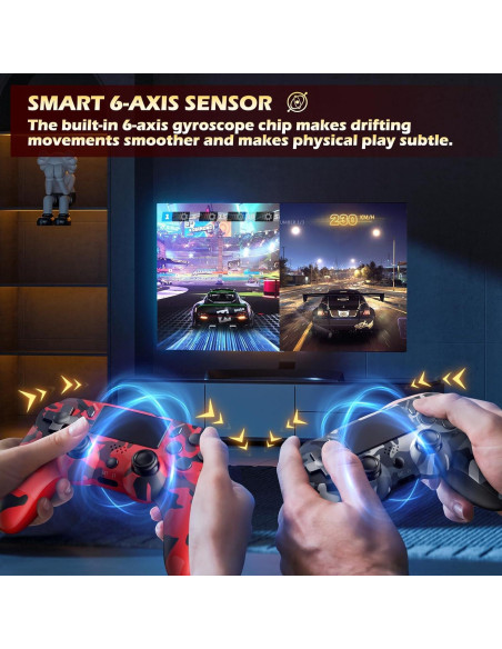 Controlador Inalámbrico KDYGPDCT para PS4/Pro/Slim - 2 Piezas